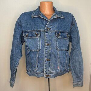Vintage 1980s/90s Denim Jacket, French Connection Size Medium, Blue Jean